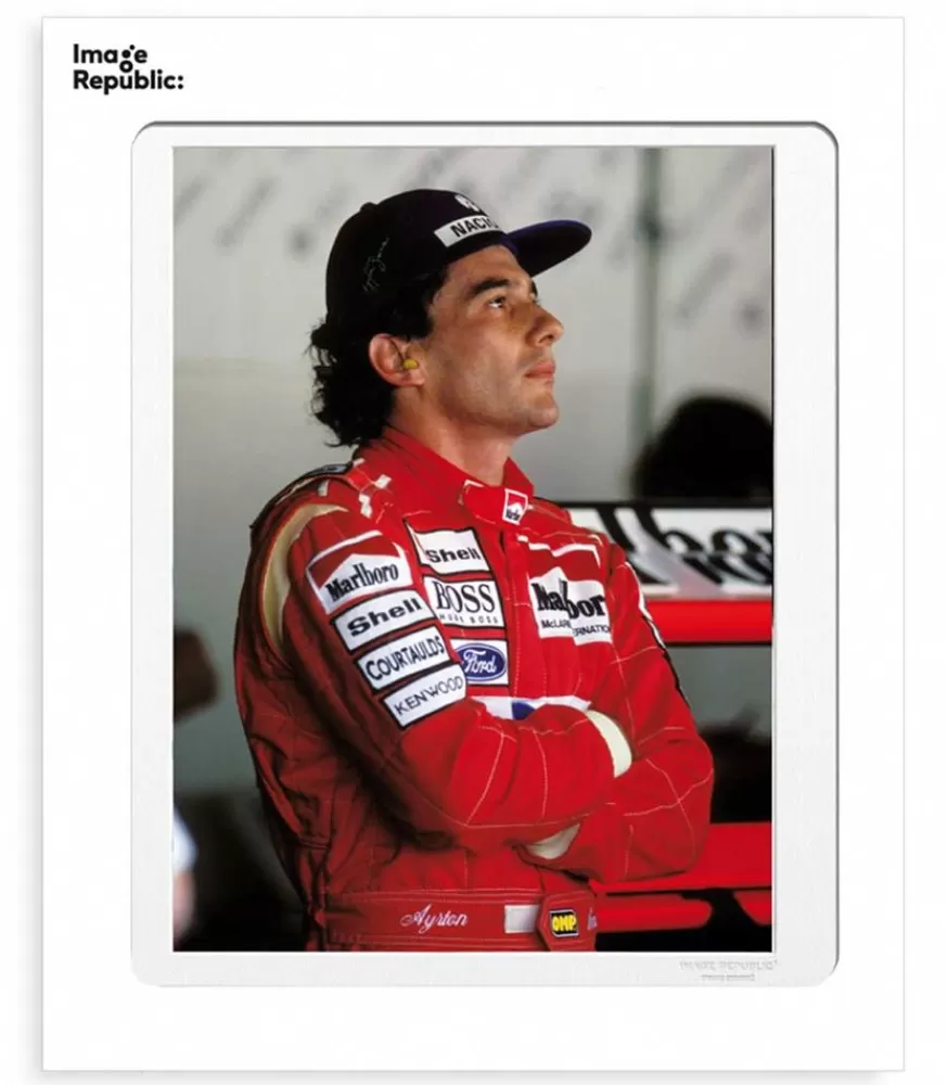 Image Republic Affiche Ayrton Senna Suzuka 1993 40 X 50 Cm