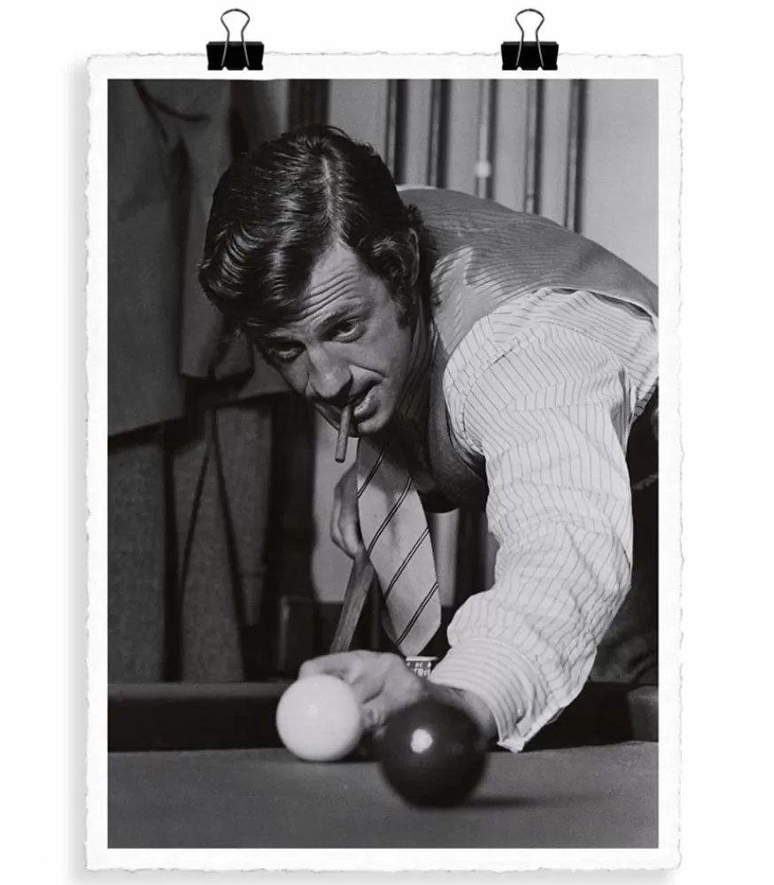 Image Republic Affiche Belmondo Billard 56 X 76 Cm