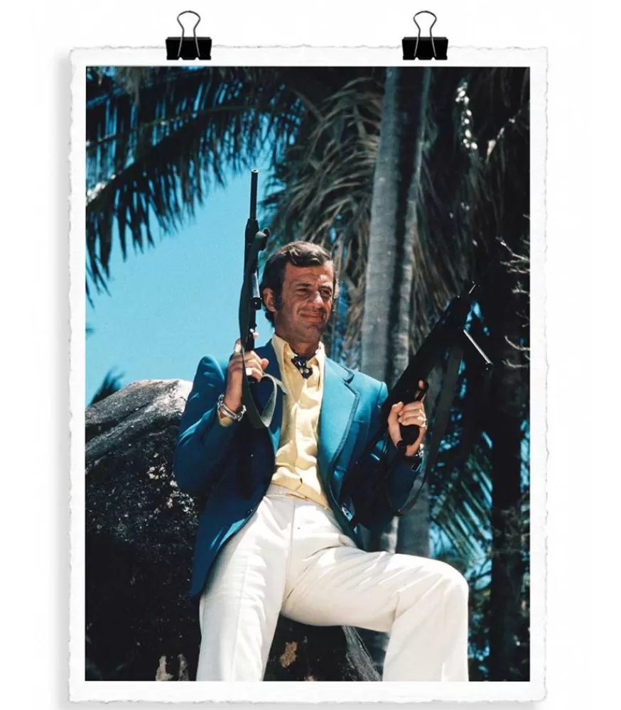 Image Republic Affiche Belmondo Magnifique Guns 56 X 76 Cm