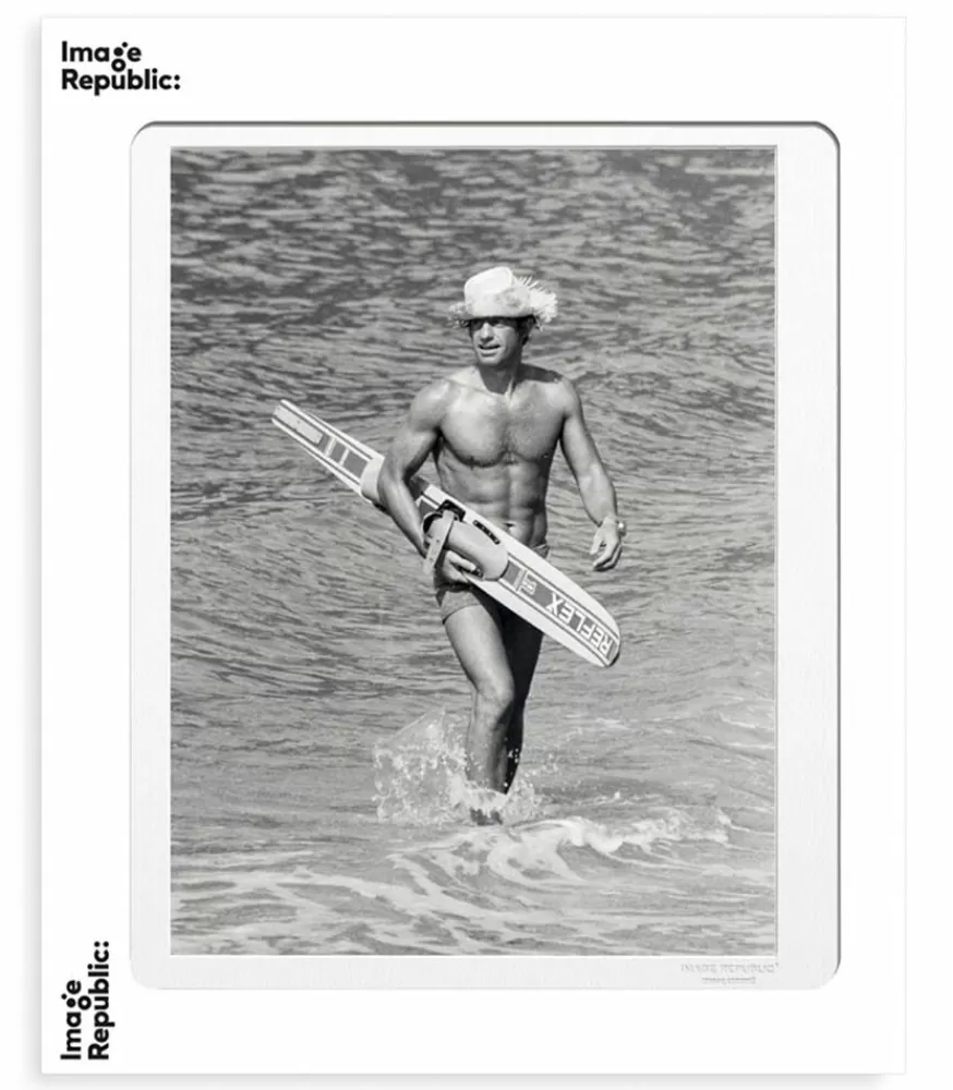 Image Republic Affiche Belmondo Ski Nautique 40 X 50 Cm