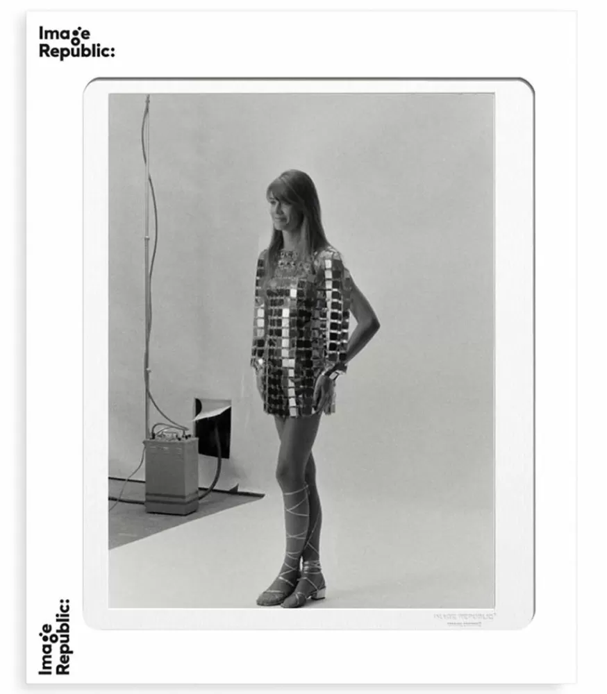 Image Republic Affiche Francoise Hardy Robe Paco Rabanne 40 X 50 Cm