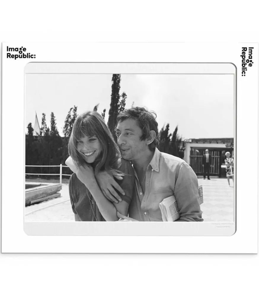 Image Republic Affiche Jane Birkin & Serge Gainsbourg Karting 40 X 50 Cm