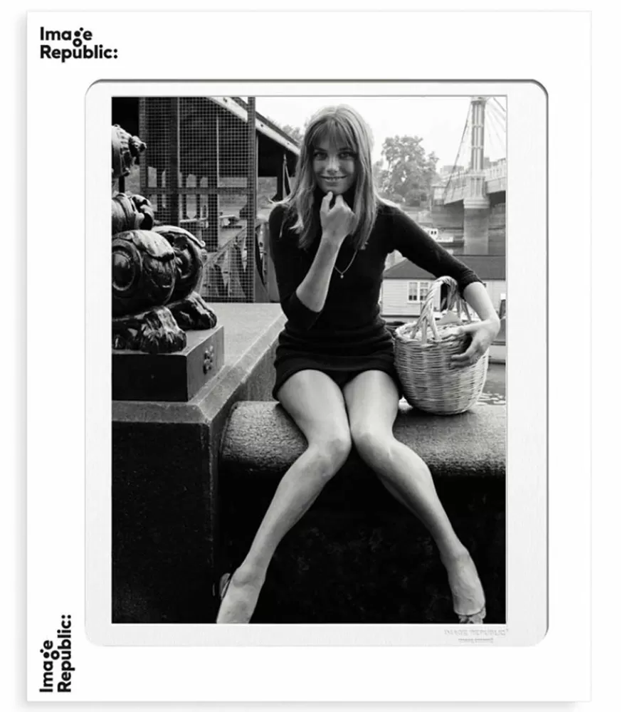 Image Republic Affiche Jane Birkin Londres 1968 40 X 50 Cm