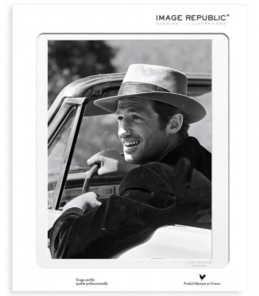 Image Republic Affiche La Galerie "Belmondo Chapeau" 40 X 50 Cm