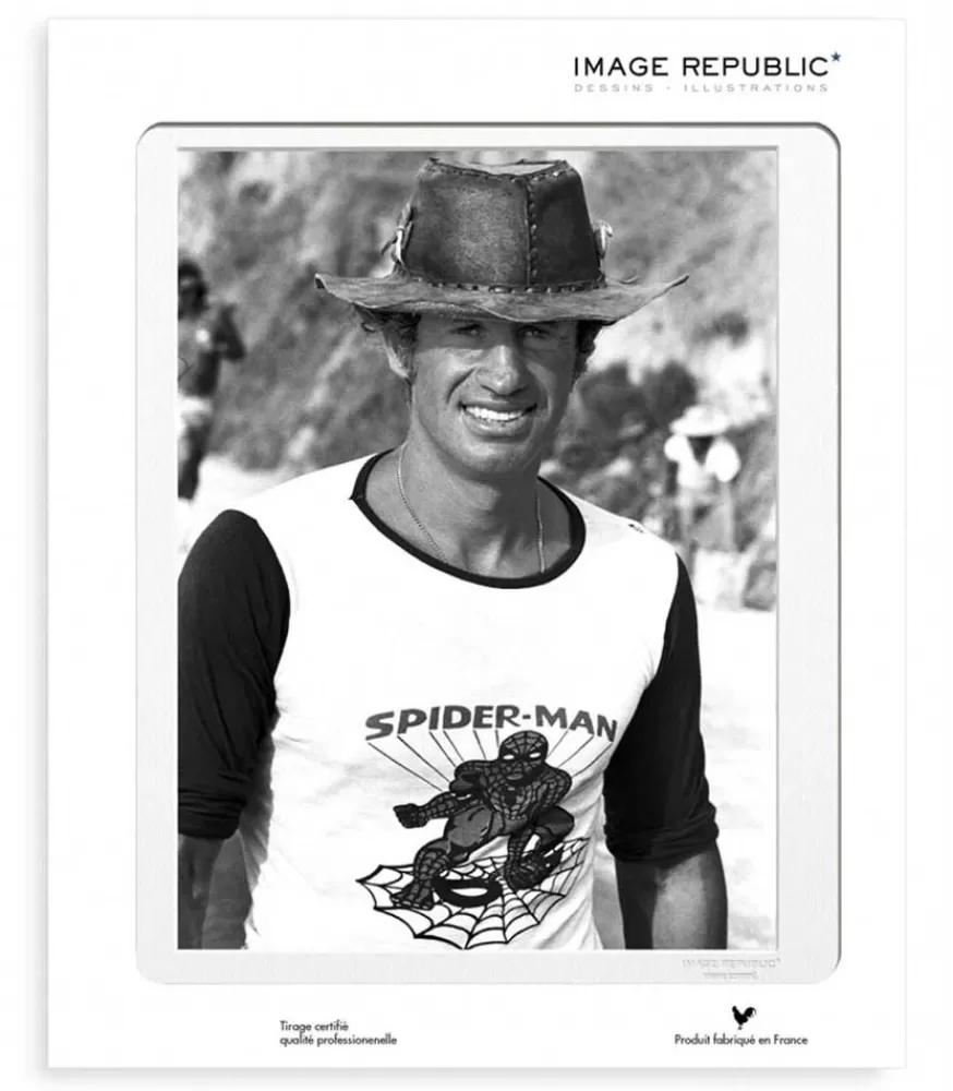 Image Republic Affiche La Galerie "Belmondo Spiderman" 40 X 50 Cm