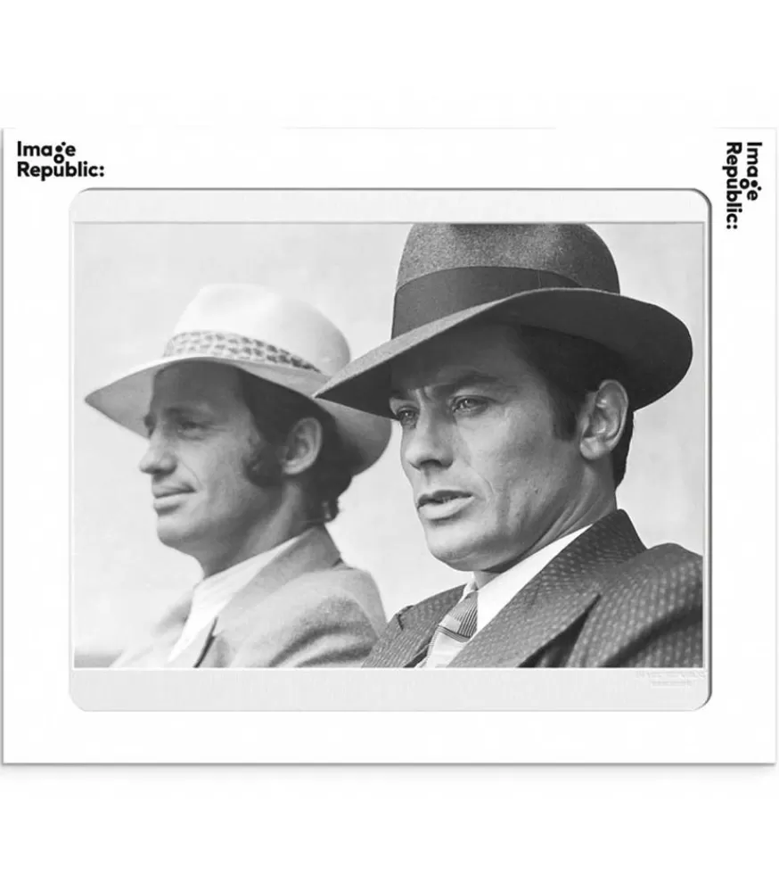 Image Republic Affiche La Galerie "Borsalino Delon Belmondo" 40 X 50 Cm