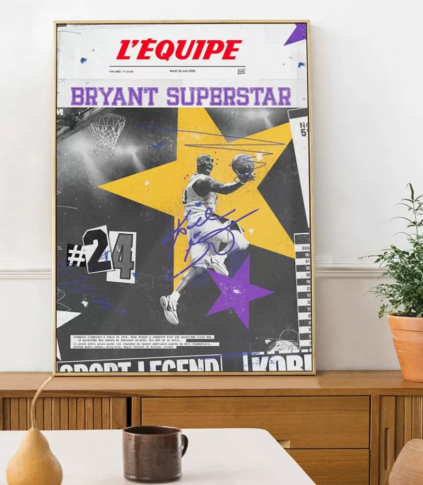 Plakat Affiche L'Equipe Bryant 50 X 70Cm