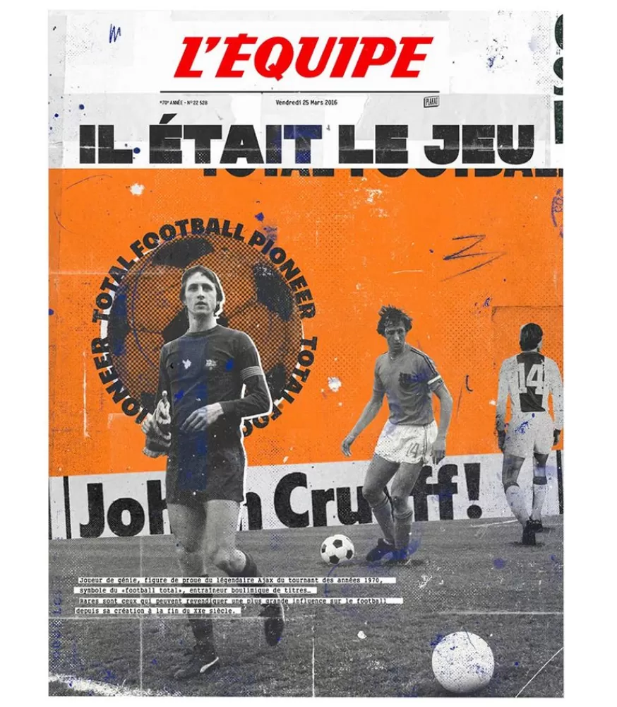 Plakat Affiche L'Equipe Cruyff 50 X 70Cm