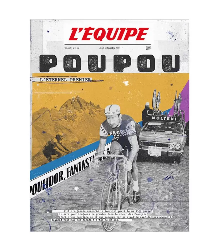 Plakat Affiche L'Equipe Poulidor 30 X 40Cm