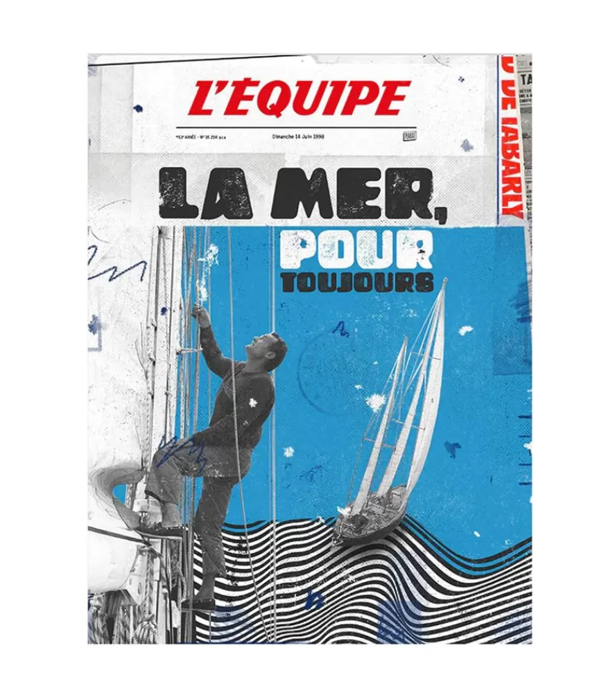 Plakat Affiche L'Equipe Tabarly 30 X 40Cm