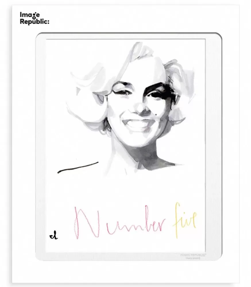 Image Republic Affiche Marc Antoine Coulon Portrait Mn02 40 X 50 Cm