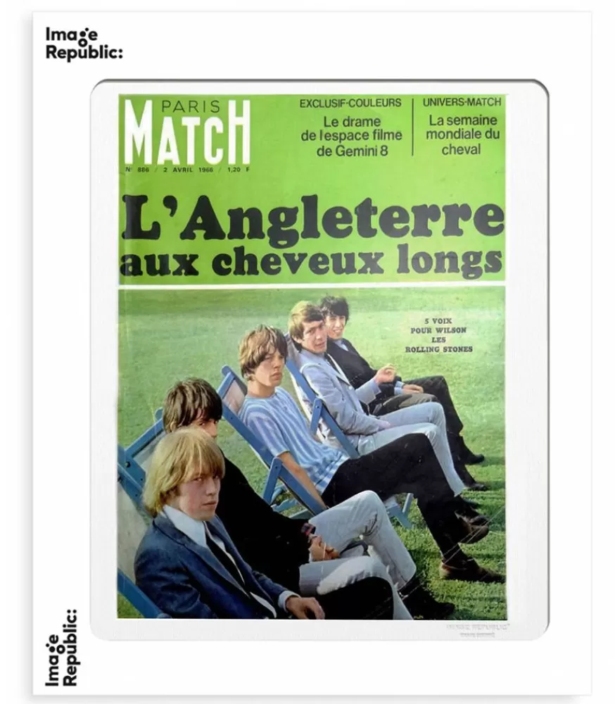 Image Republic Affiche Paris Match Stones 56 X 76 Cm