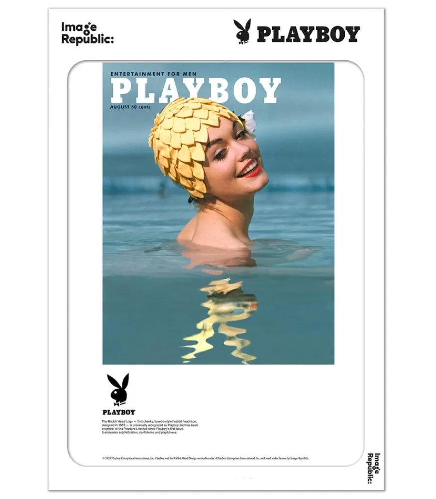 Image Republic Affiche Playboy Couverture Aout 1962 56 X 76 Cm