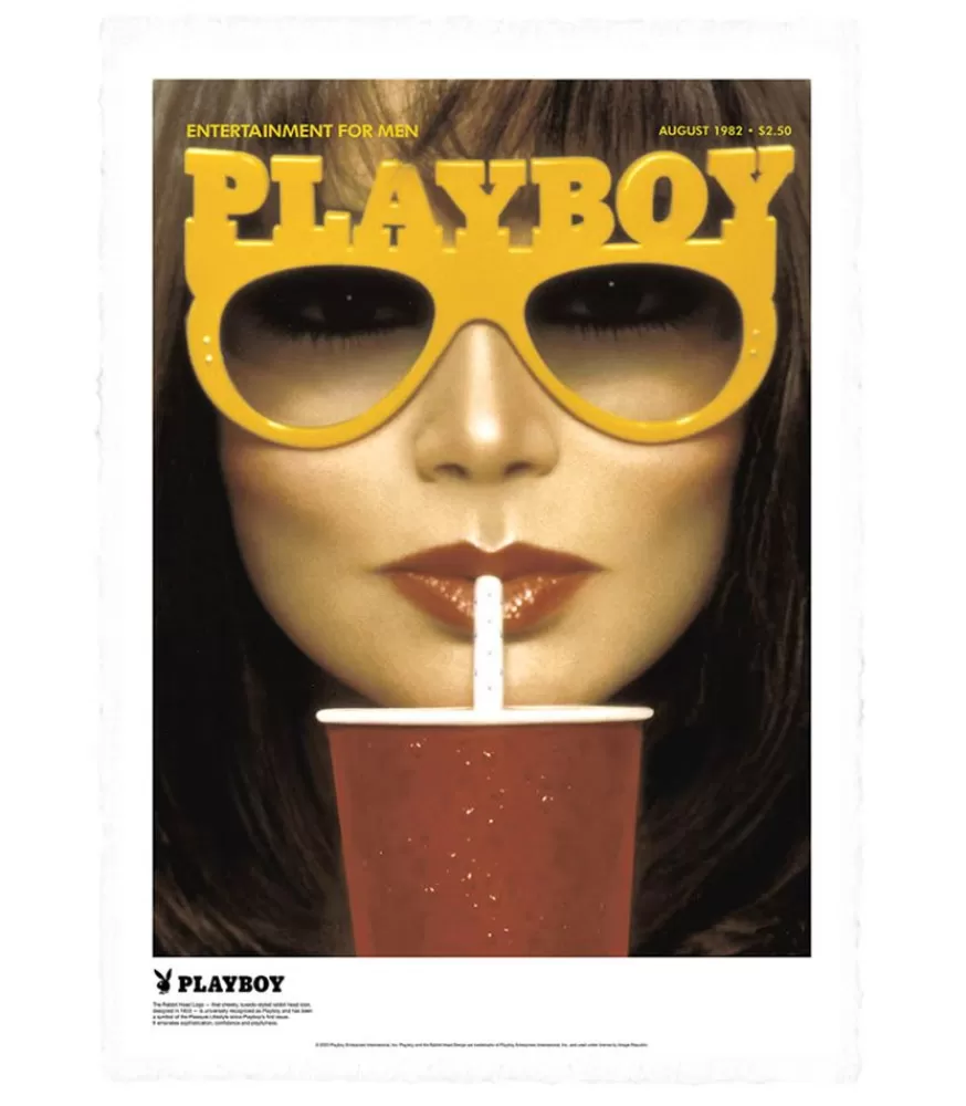 Image Republic Affiche Playboy Couverture Aout 1982 38 X 56 Cm