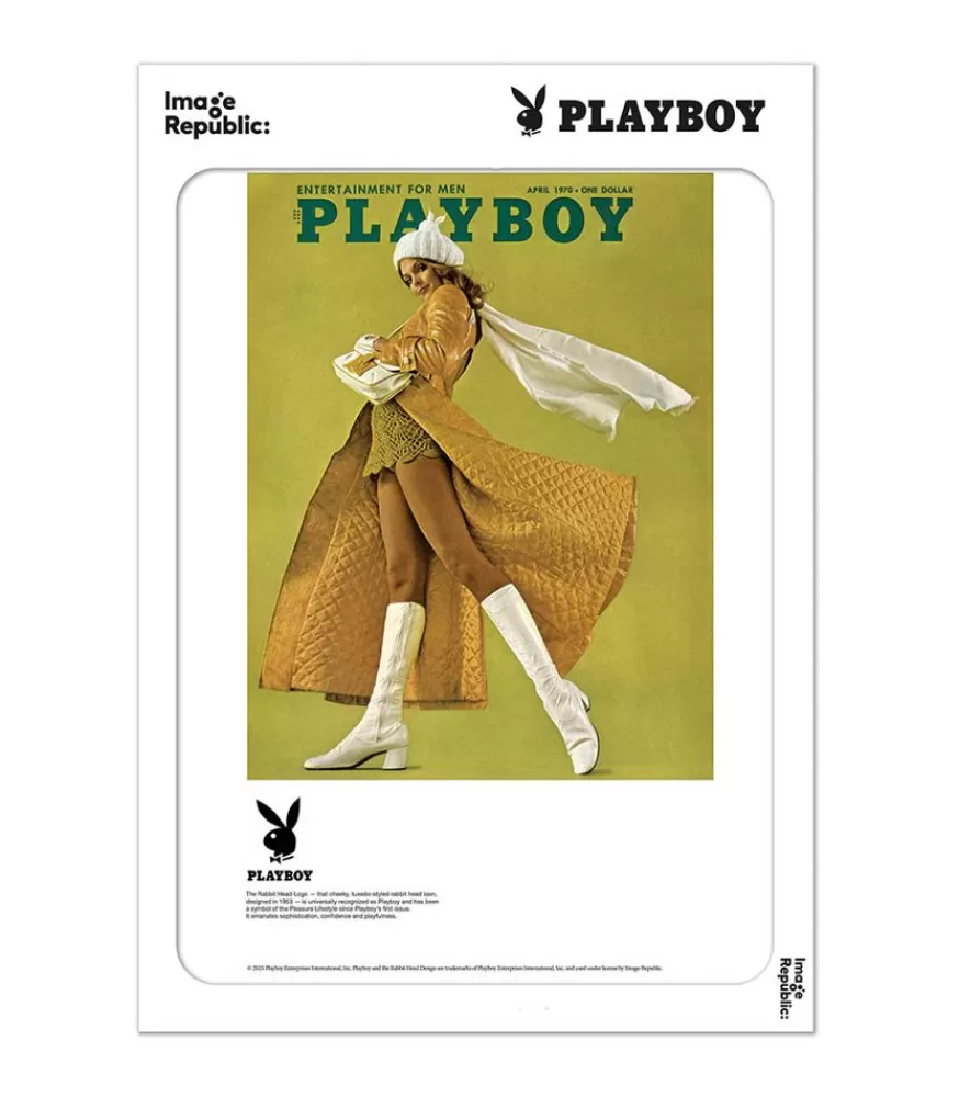 Image Republic Affiche Playboy Couverture Avril 1970 38 X 56 Cm