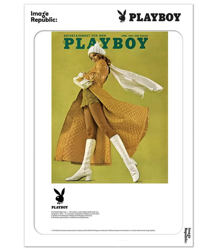 Image Republic Affiche Playboy Couverture Avril 1970 56 X 76 Cm