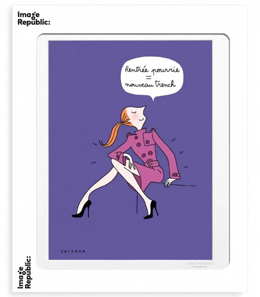 Image Republic Affiche Soledad Trench 40 X 50 Cm