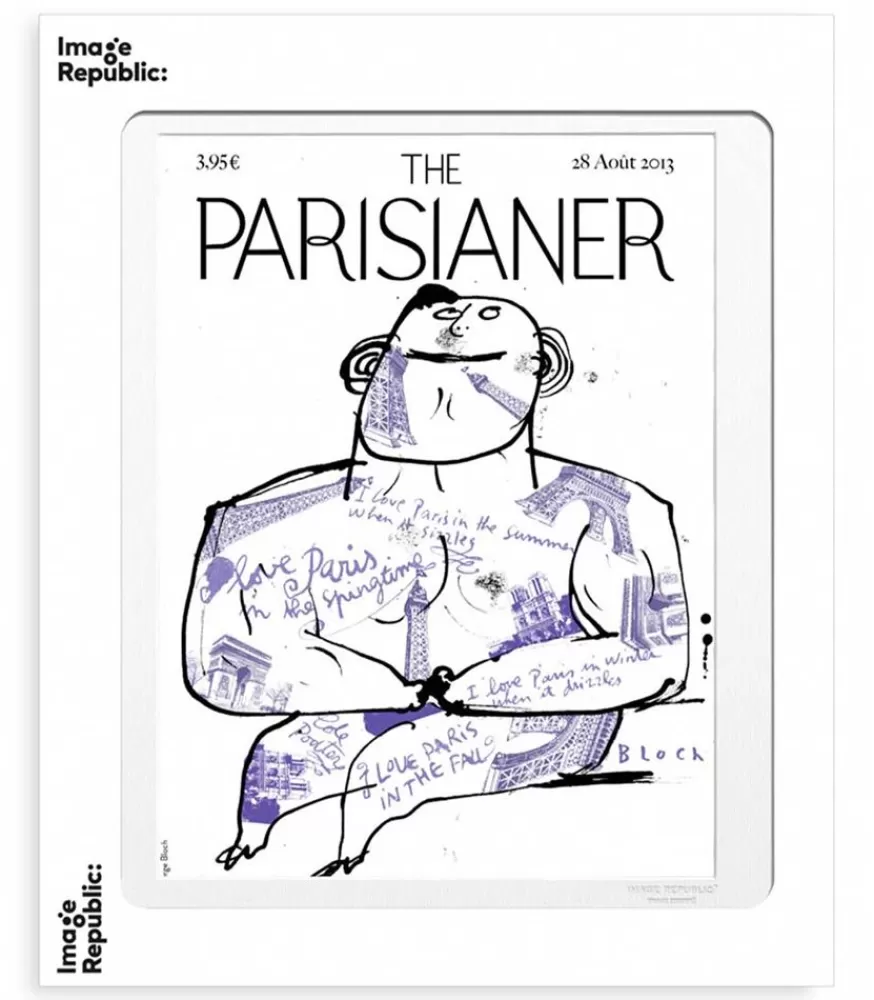 Image Republic Affiche The Parisianer N46 Bloch 30 X 40 Cm