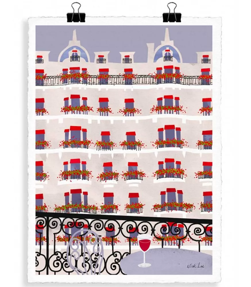 Image Republic Affiche Wlpp "Paris Plaza" 56 X 76 Cm