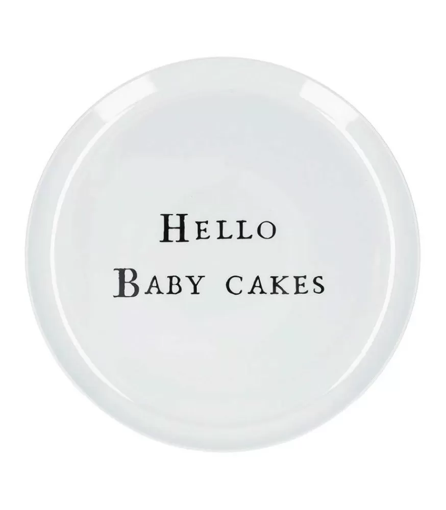 Sugarboo & Co. Assiette En Melamine "Hello Baby Cakes"