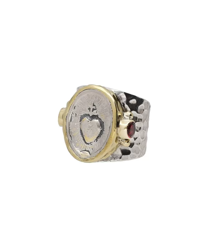 Femme ArkeologY Paris Bague Agnus Dei Argente