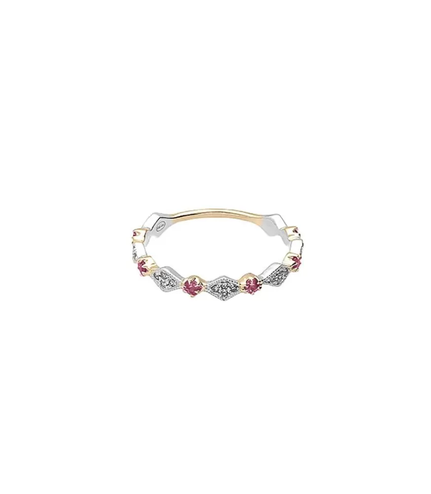 Femme Pascale Monvoisin Bague Ava N°1 Saphir Rose