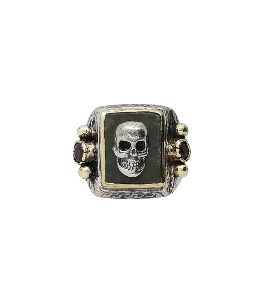 Femme ArkeologY Paris Bague Corpus Skull Argente