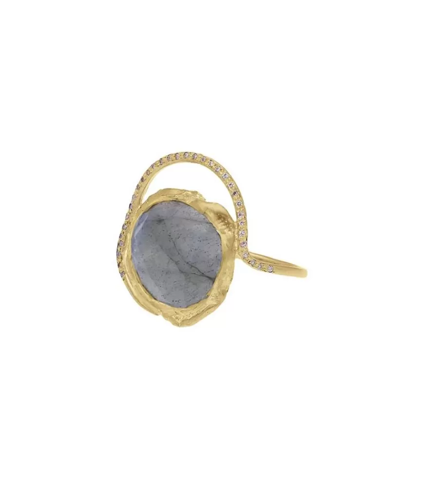 Femme Pascale Monvoisin Bague Gaia Labradorite