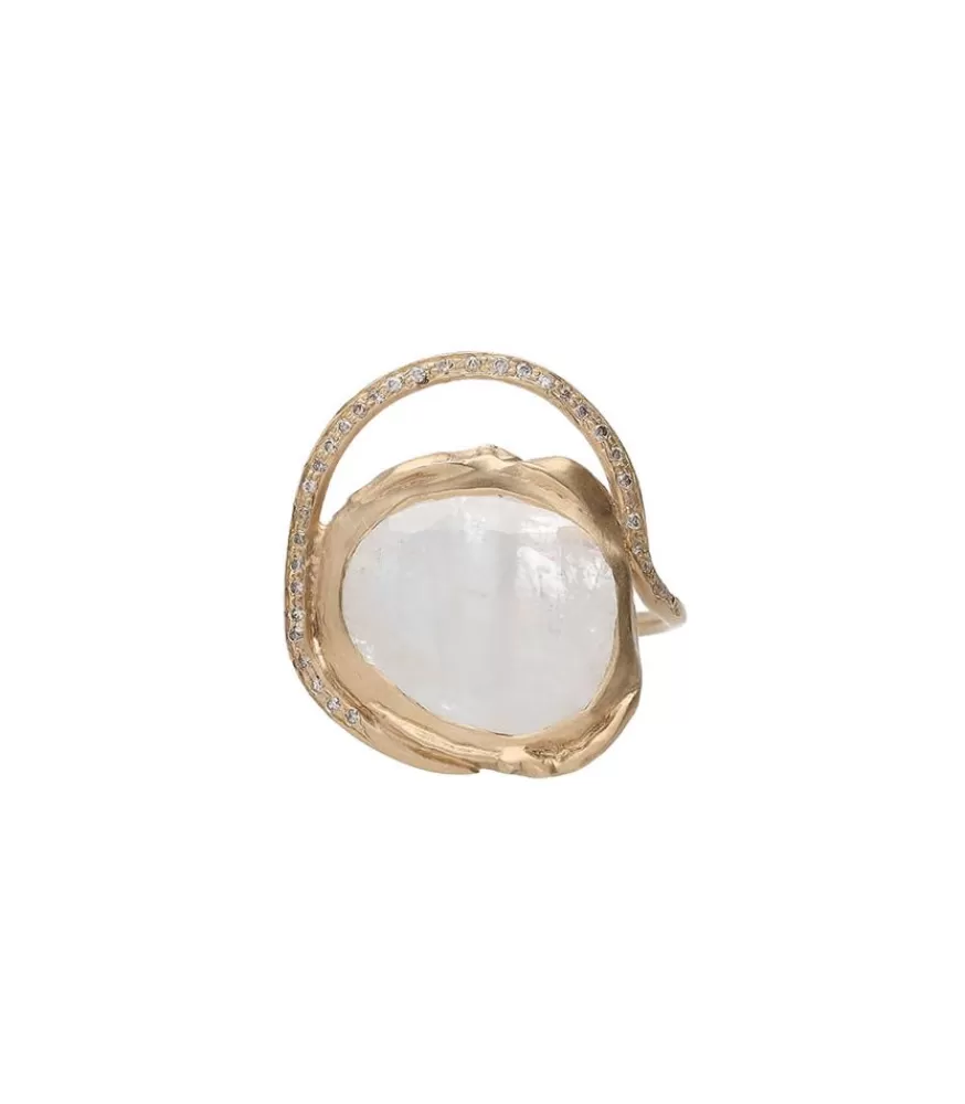 Femme Pascale Monvoisin Bague Gaia Moonstone