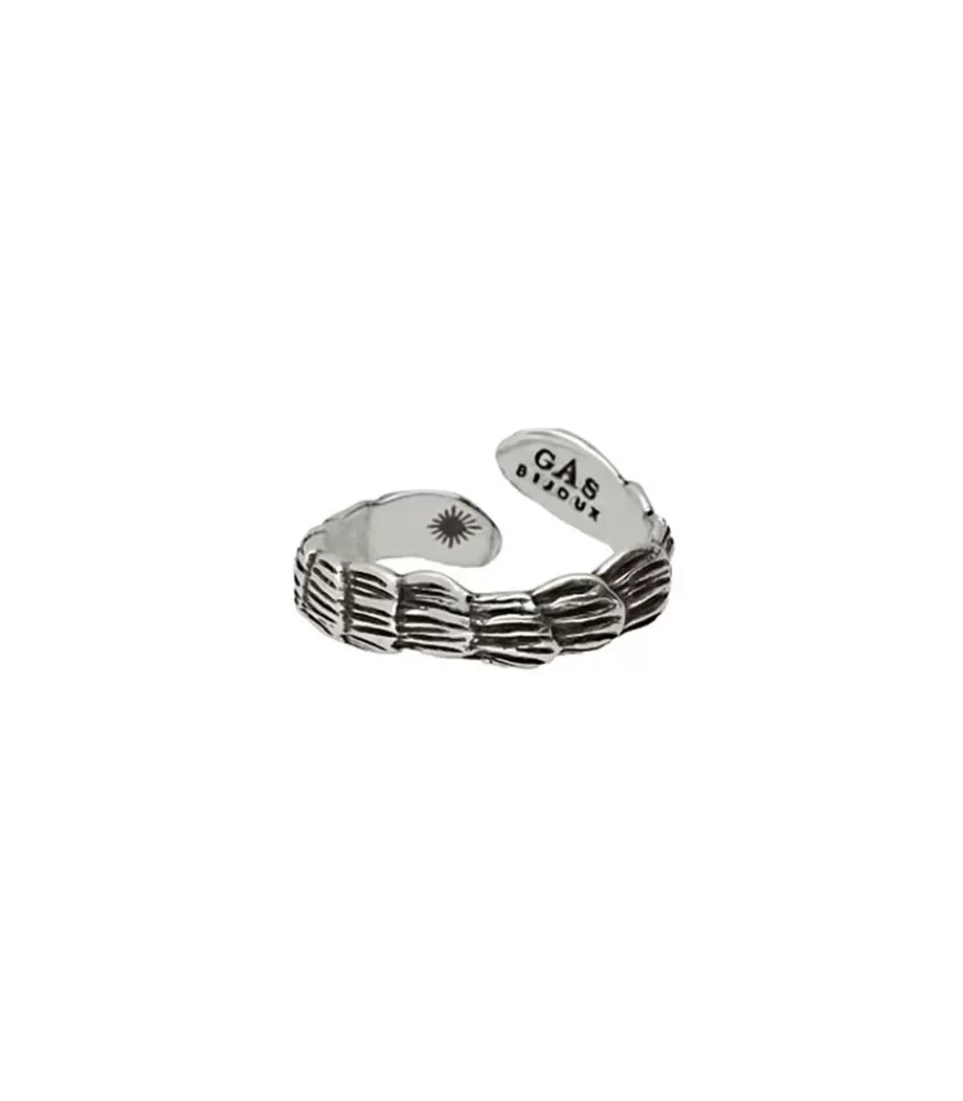 Femme Gas Bijoux Bague Liane Jonc Argente