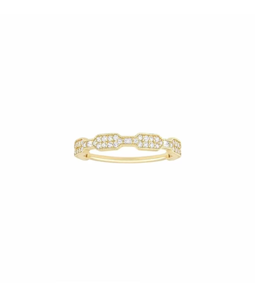 Femme Stone Paris Bague Metropolis Petit Modele Or Jaune Diamants