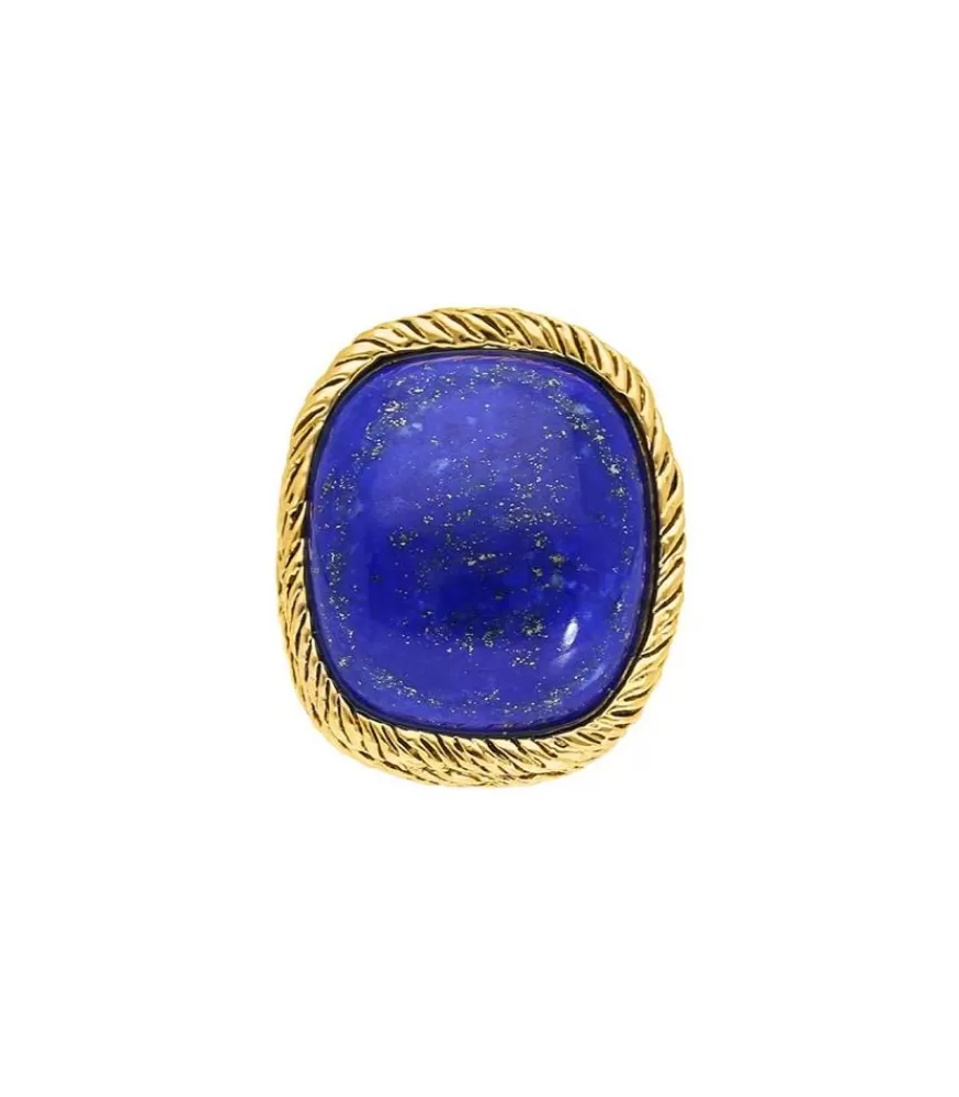 Femme Aurélie Bidermann Bague Miki Lapis Lazuli