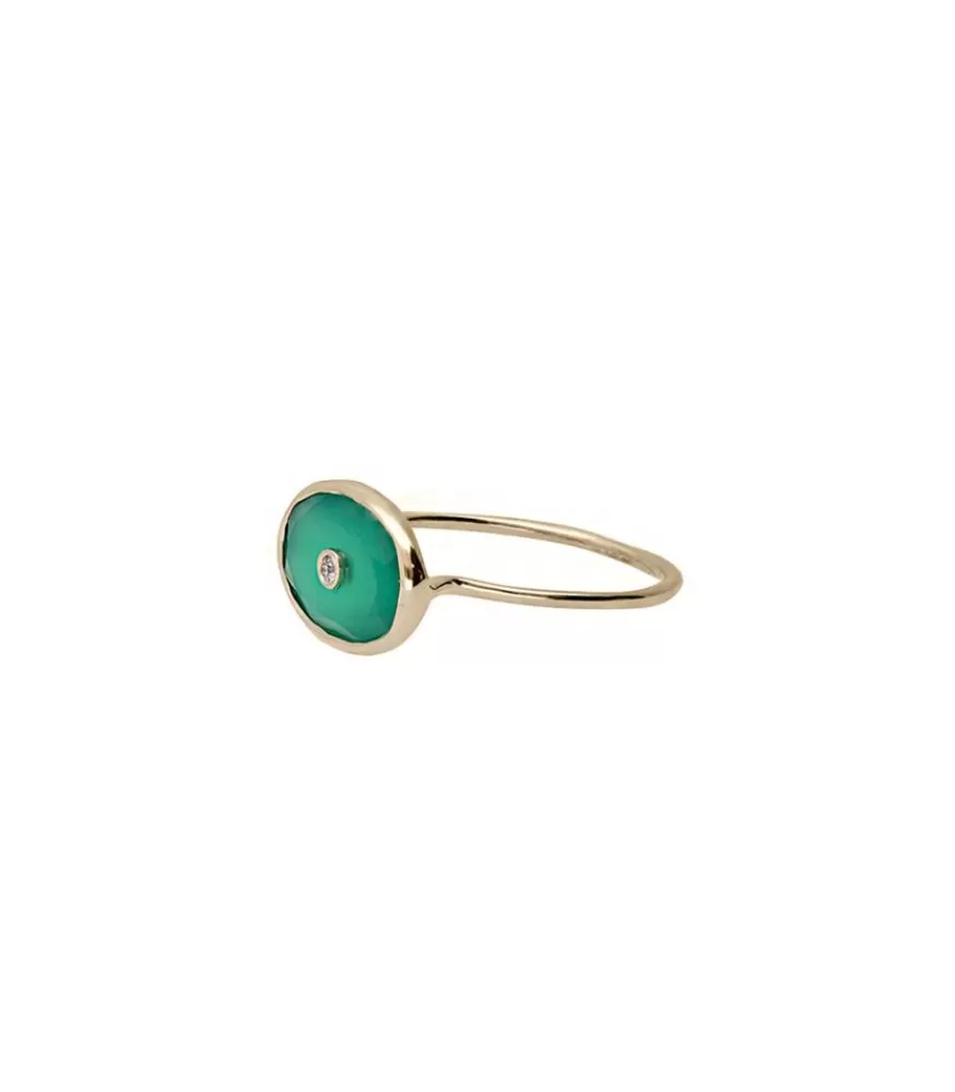 Femme Pascale Monvoisin Bague Orso Green Onyx