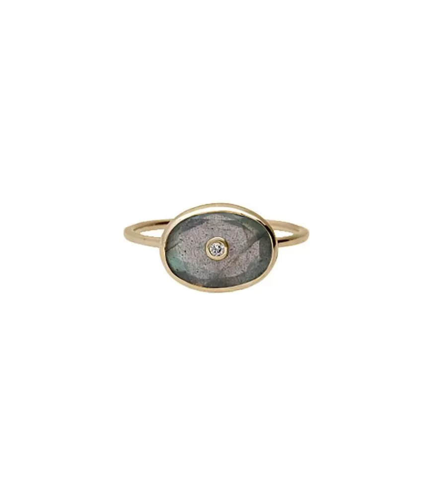 Femme Pascale Monvoisin Bague Orso Labradorite