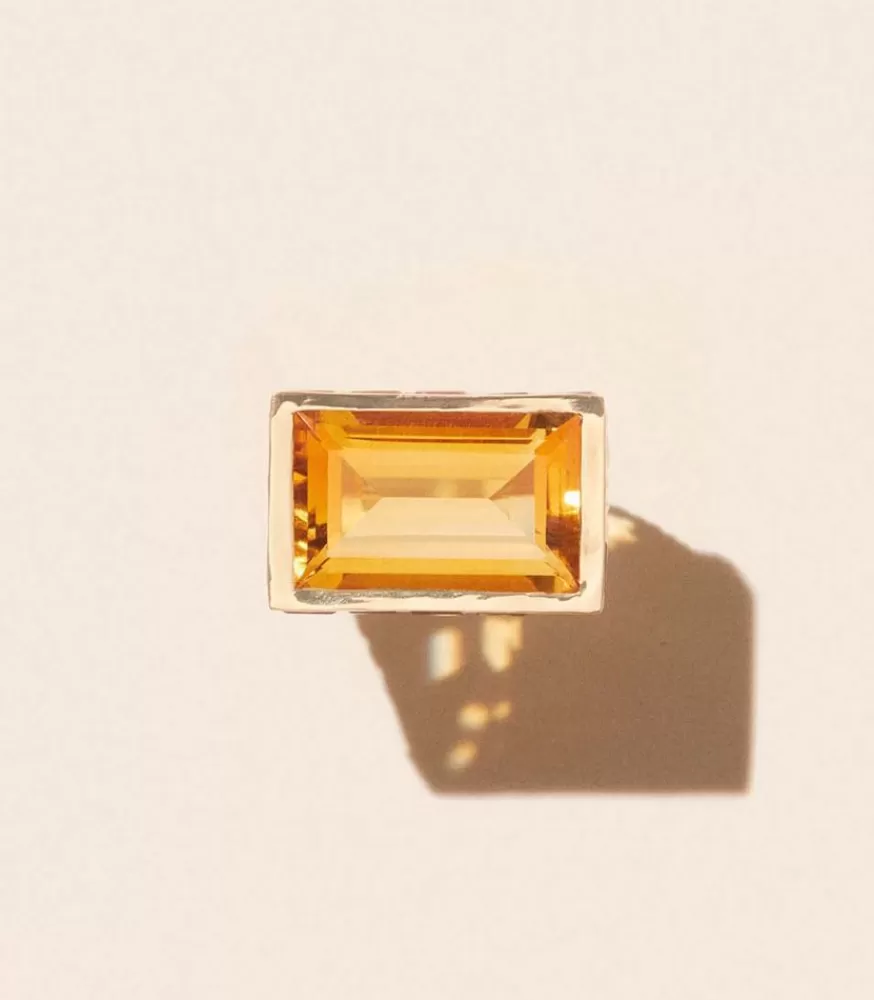 Femme Pascale Monvoisin Bague Poppy Citrine