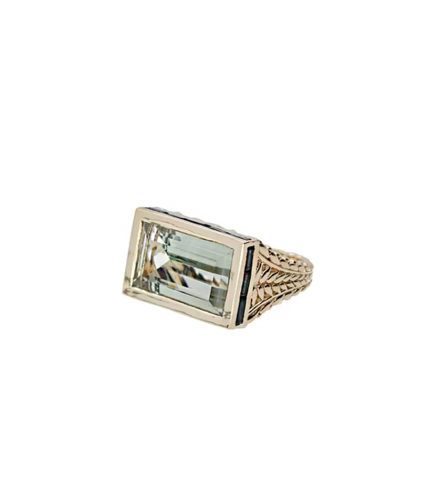 Femme Pascale Monvoisin Bague Poppy Green Amethyst