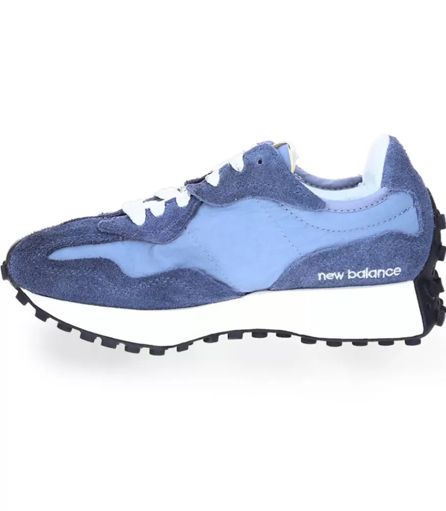 Femme New Balance Baskets 327 New Warped Upper Vintage Indigo