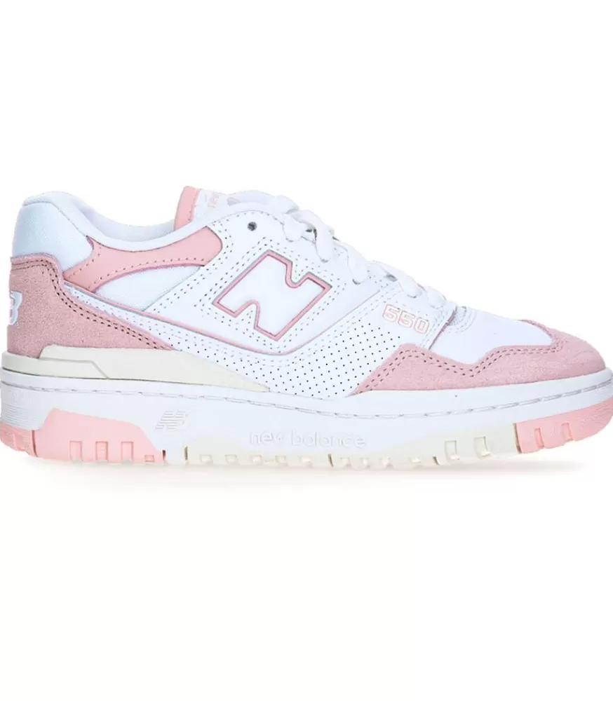 Femme New Balance Baskets 550 White Pink Sand