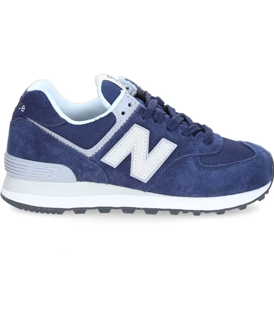 Femme New Balance Baskets 574 Navy Off White