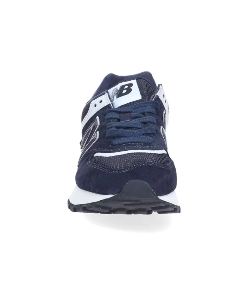 Femme New Balance Baskets 574 Navy White