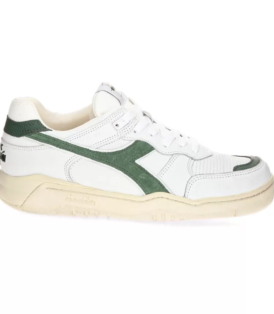 Homme Diadora Baskets B.560 Used White/Fogliage