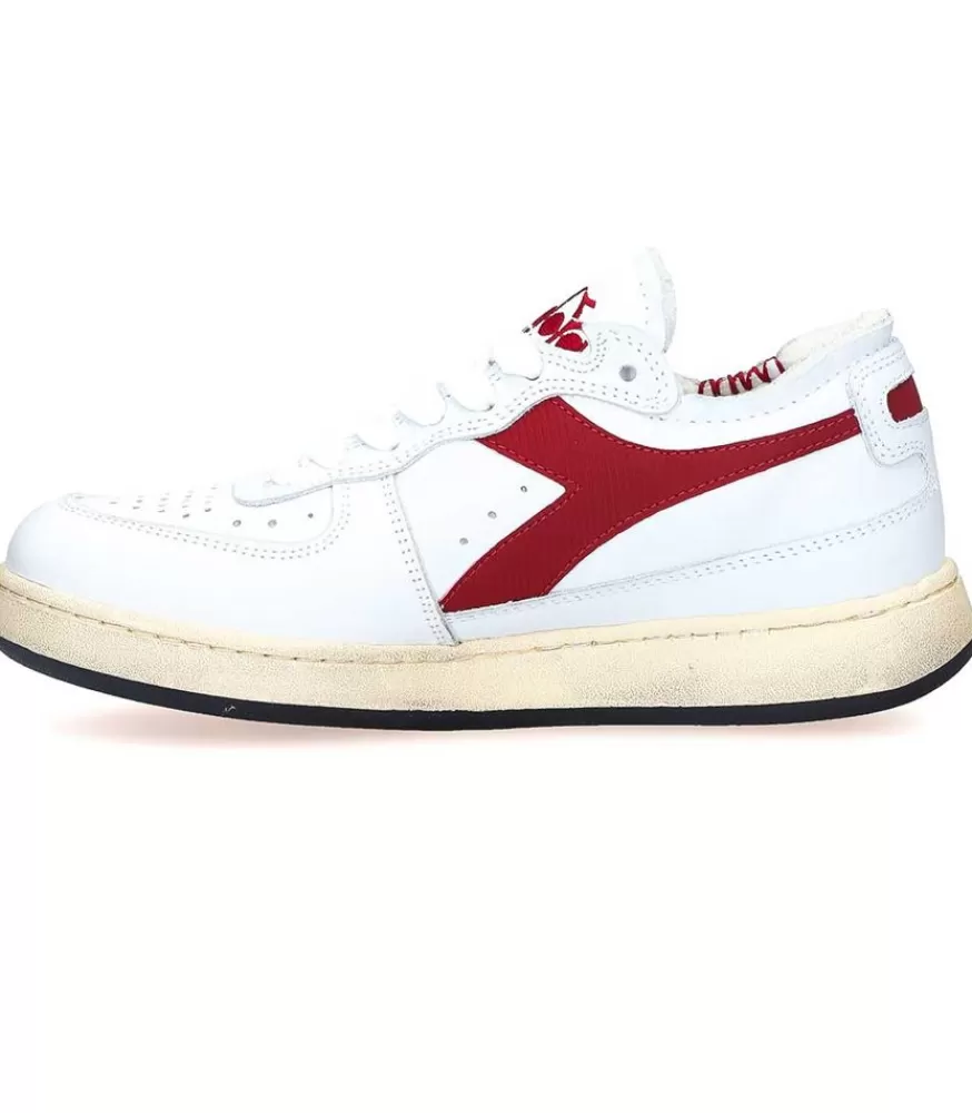 Femme Diadora Baskets Heritage Mi Used Row Cut