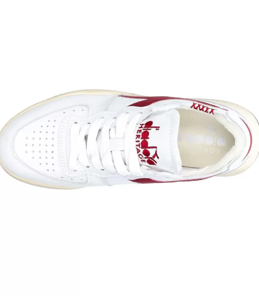 Femme Diadora Baskets Heritage Mi Used Row Cut