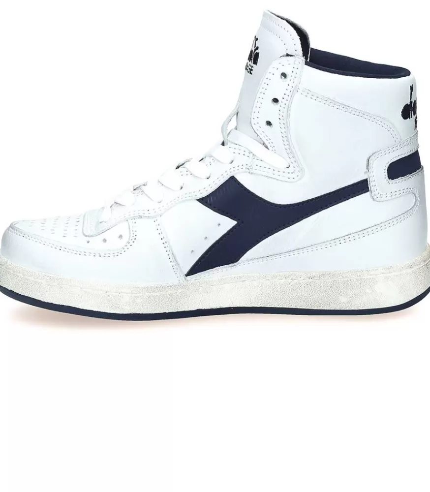 Femme Diadora Baskets Heritage Mi Used White Corsair