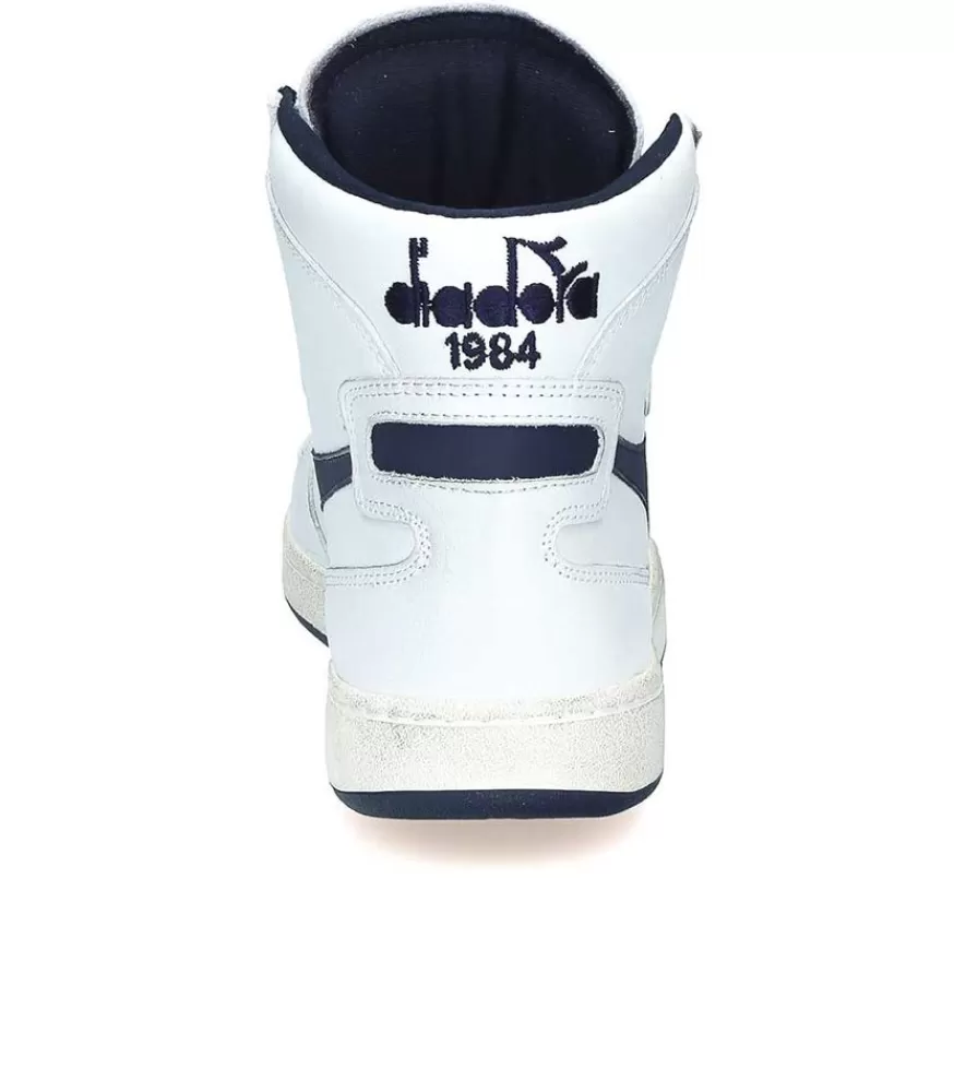 Femme Diadora Baskets Heritage Mi Used White Corsair