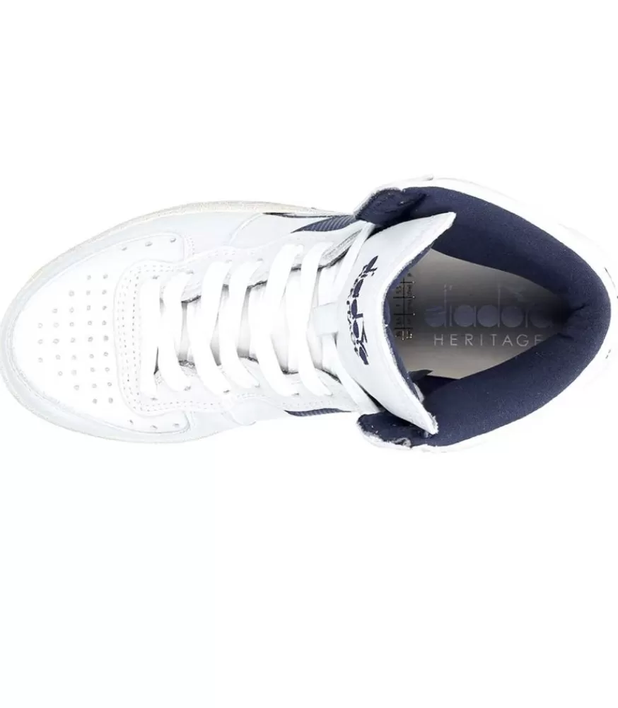 Femme Diadora Baskets Heritage Mi Used White Corsair