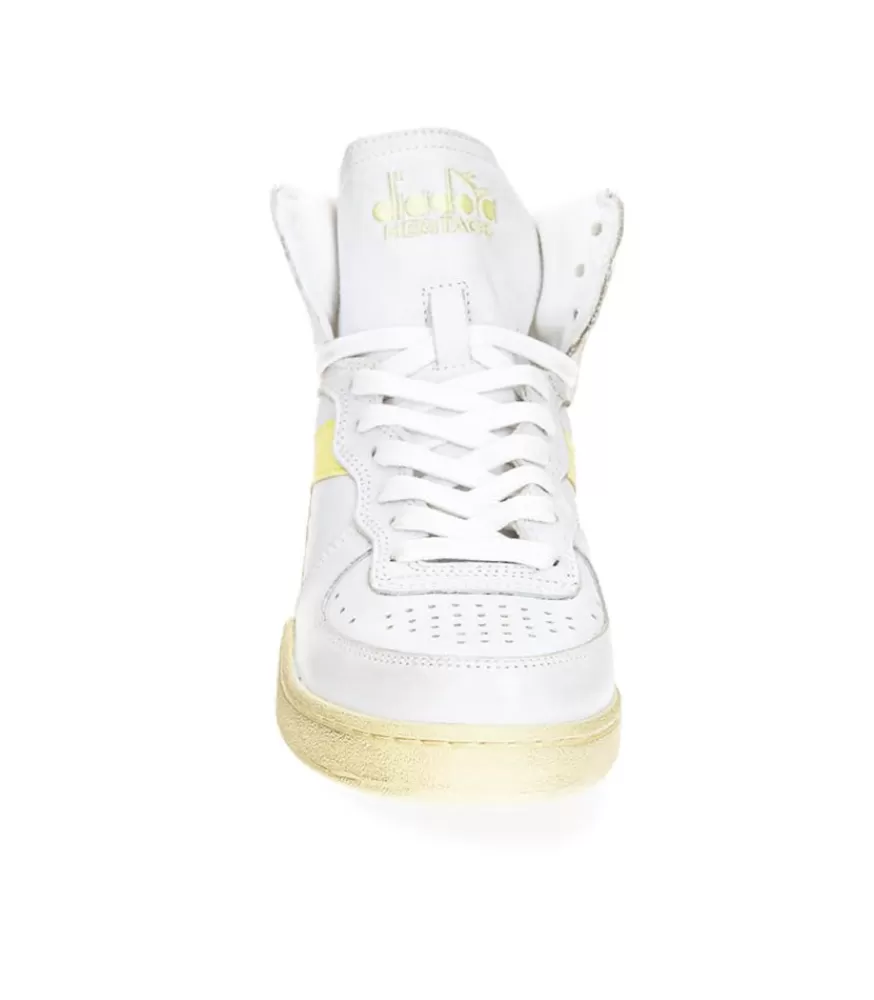Femme Diadora Baskets Heritage Mi Used White/French Vanilla