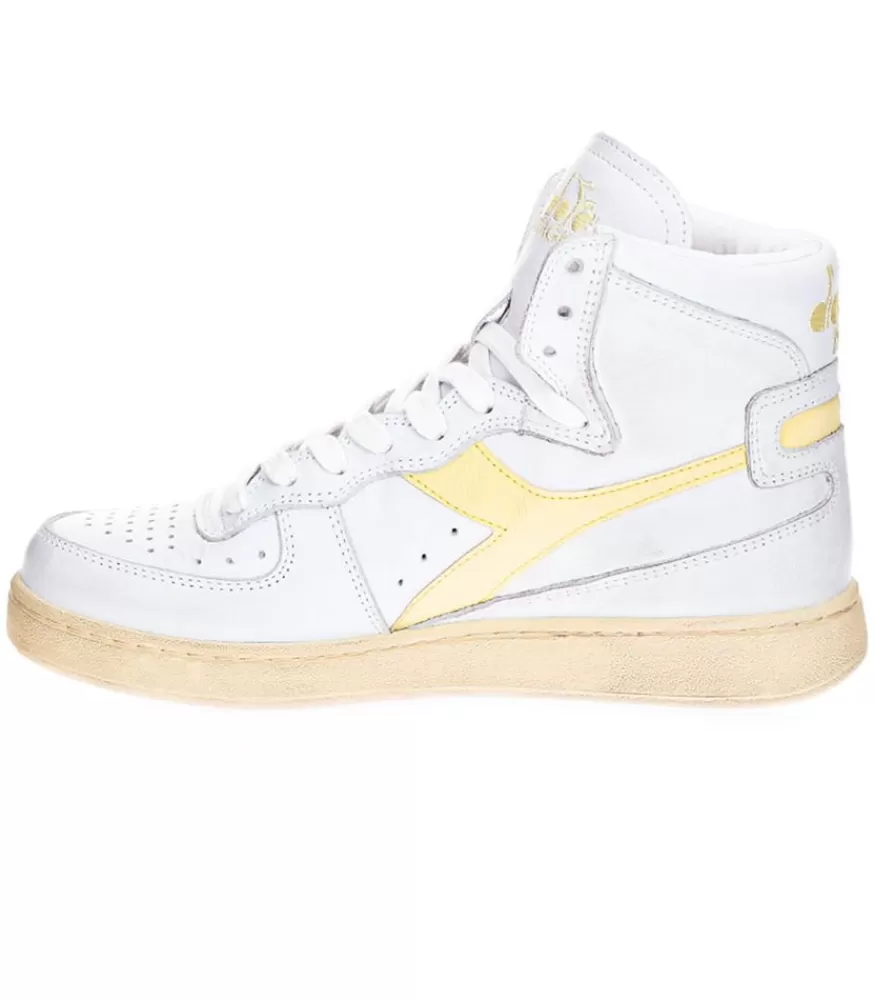 Femme Diadora Baskets Heritage Mi Used White/French Vanilla