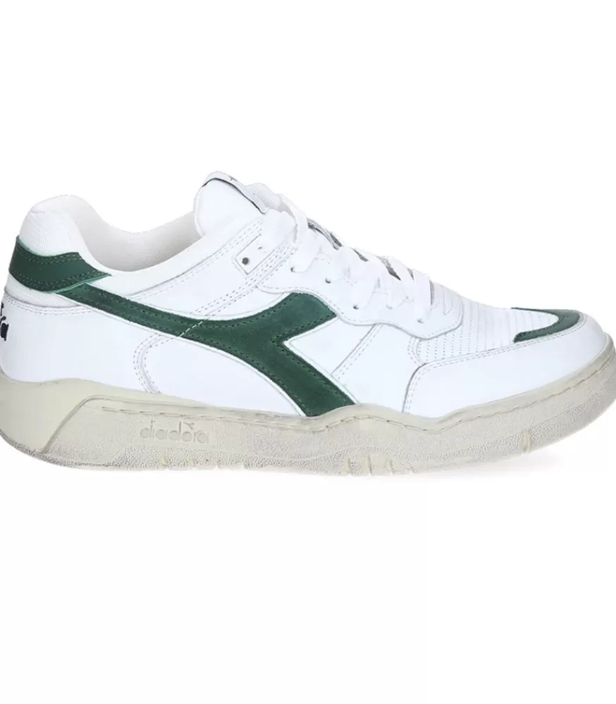 Homme Diadora Baskets Homme B.560 Used Blanc/Vert Paturage