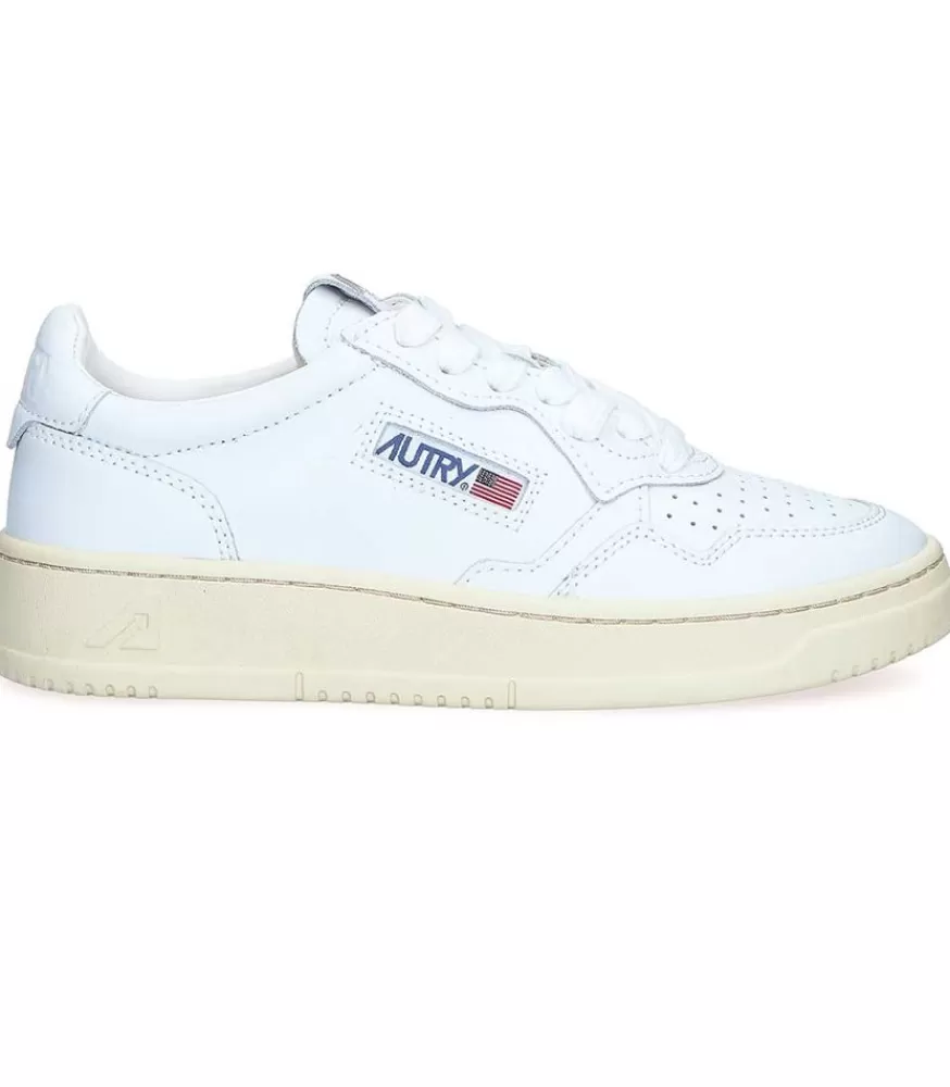 Homme Autry Baskets Homme Low All White